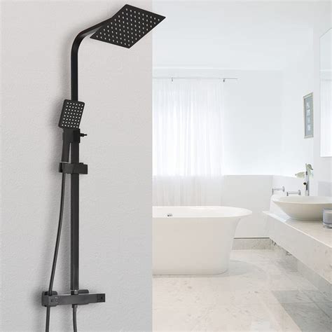 Trintion Thermostatic Shower Set Mixer Shower Valve Kit Brass Diverter ...