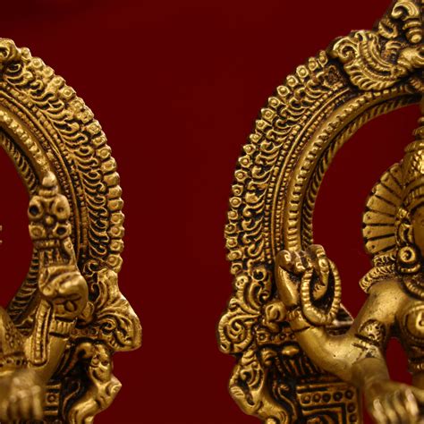 Buy Brass Lakshmi Ganesha Saraswati Trio Idols Online – Ethnic India ...
