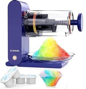 Vroxy Portable Rechargeable Cordless Snow Cone Machine – Electric ...