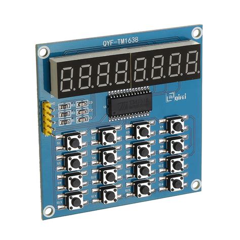 8 Bits LED Digital tube Module Keyboard Scan and Display Module TM1638 ...