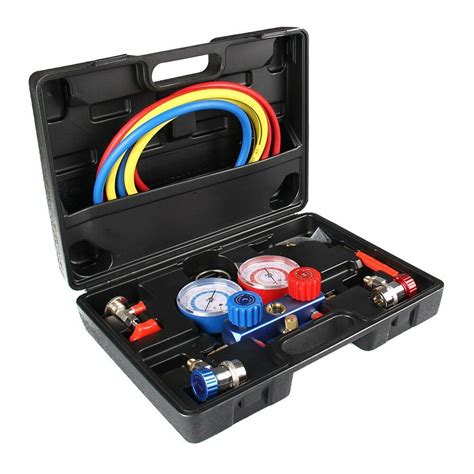 Buy A/C AC Diagnostic Manifold Gauge Set R410a R22 R134a for Freon ...
