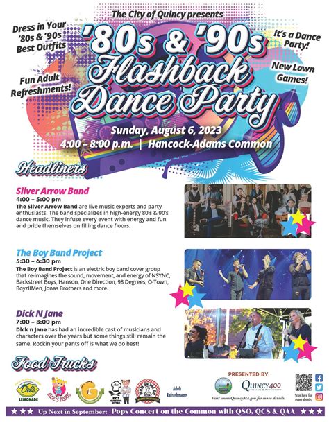 Quincy '80s & '90s Flashback Dance Party [08/06/23]