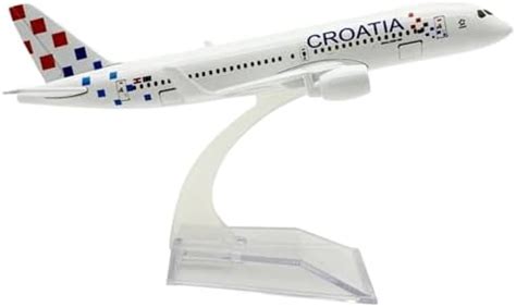 QIDS 16 cm 1:400 Scale Croatia Airlines Airbus A220 Diecast Alloy ...