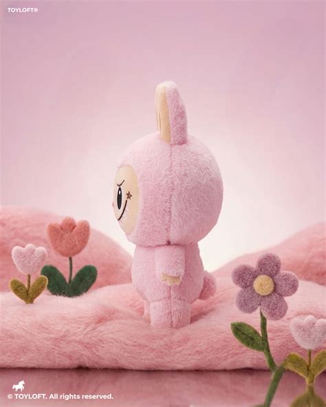 Labubu Character Plush Toy, 7-Inch Soft Stuffed Doll, Pink Collectible ...