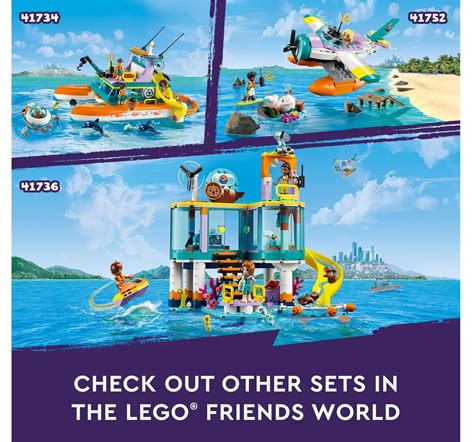 Lego Friends Sea Rescue Center 41736 Building Toy Set Multicolour For ...