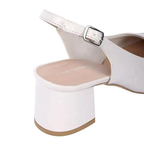 Buy Hepburn Inspiring Block Beige Pumps Heels | Lino Perros