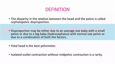 Contracted pelvis - CEPHALOPELVIC DISPROPORTION | PPTX
