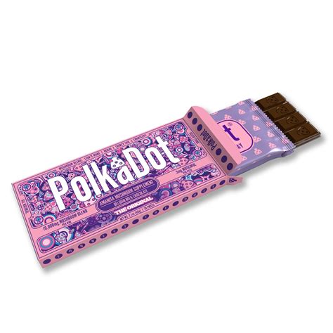 Polkadot Mushroom Chocolate Bar