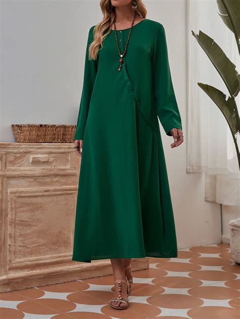 Solid Tunic Dress | SHEIN USA