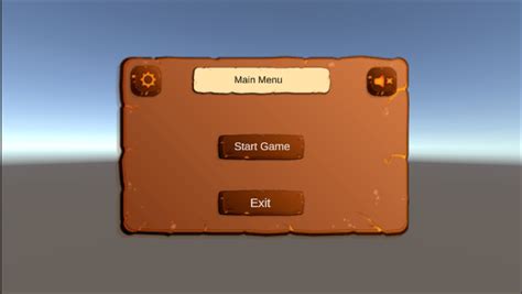 How to Make Menu in Unity 的图像结果