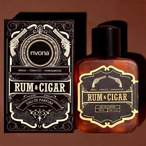 Buy Rivona Rum & Cigar Eau De Parfum for Men 50ml – Long Lasting Strong ...