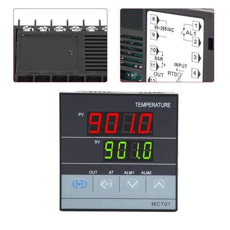 Buy PID Temperature Controller, Sturdy Durable MC701 Digital PID ...