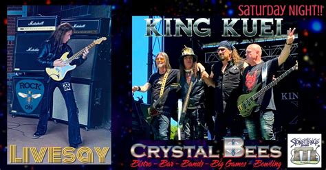 KING KUEL & LIVESAY at Crystal BEES, Crystal Bees, Southington, 29 June ...