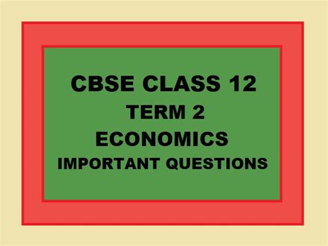 Image result for Economics CBSE Class 12
