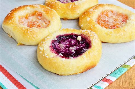 Our Beautiful Mess: Czech Kolaches with Blueberry and Nectarine Filling