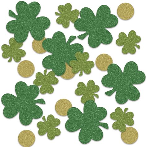 Shamrock & Coin Deluxe Sparkle Confetti, (Pack Of 12) | Michaels