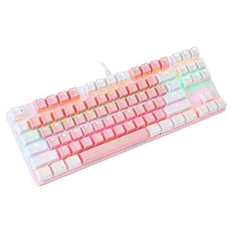 K100 87 Keys Keyboard Green Axis Mechanical Gaming Keyboard Pc ...