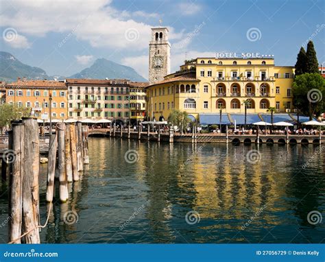 Riva Del Garda Lakeside Holiday Resort Italy Editorial Stock Image ...