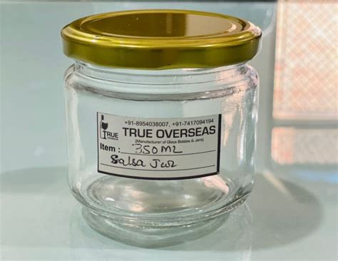 350 Ml Glass Salsa Jar Manufacturer Exporter Supplier from Firozabad India
