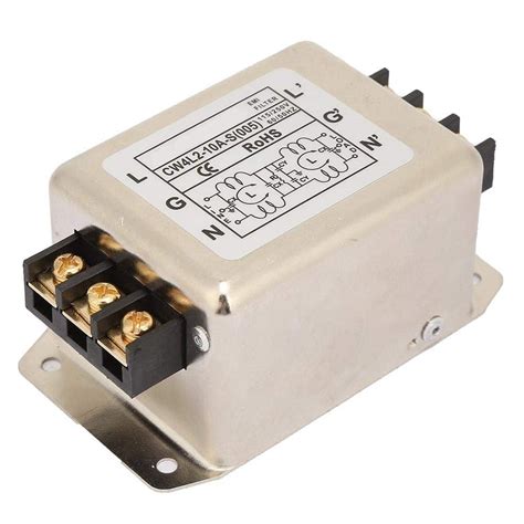 Set of 2 115V/250V 10A Power Filter Terminal, Power EMI Filter, for ...