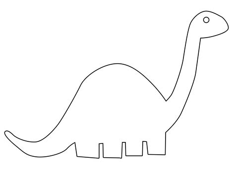 Dinosaur Cut Outs Template - astra.edu.pl