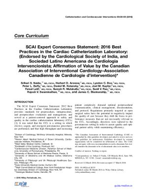 Fillable Online SCAI Expert Consensus Statement Fax Email Print - pdfFiller