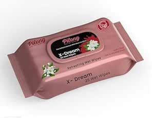 PILONG X-Dream Face wet Wipes – Pack of 25, Refreshing, Moisturizing ...