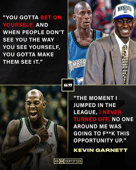 KG: Certified | Always bet on yourself 💯 30 years ago, the NBA was ...