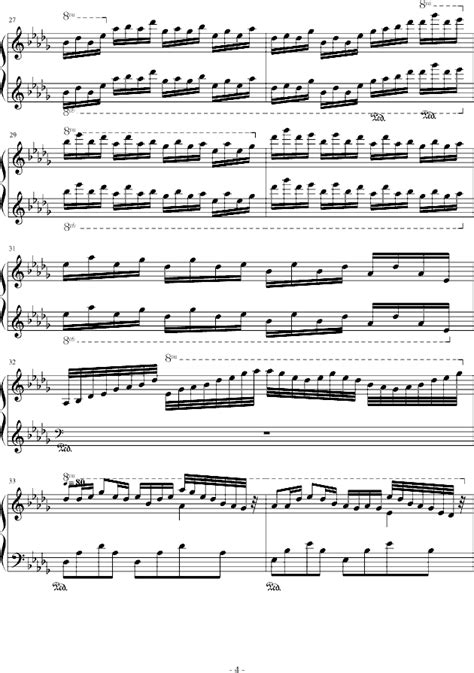 黑键练习曲 Harder Black Key - 更难得 Sheet music for Piano (Solo) | Musescore.com