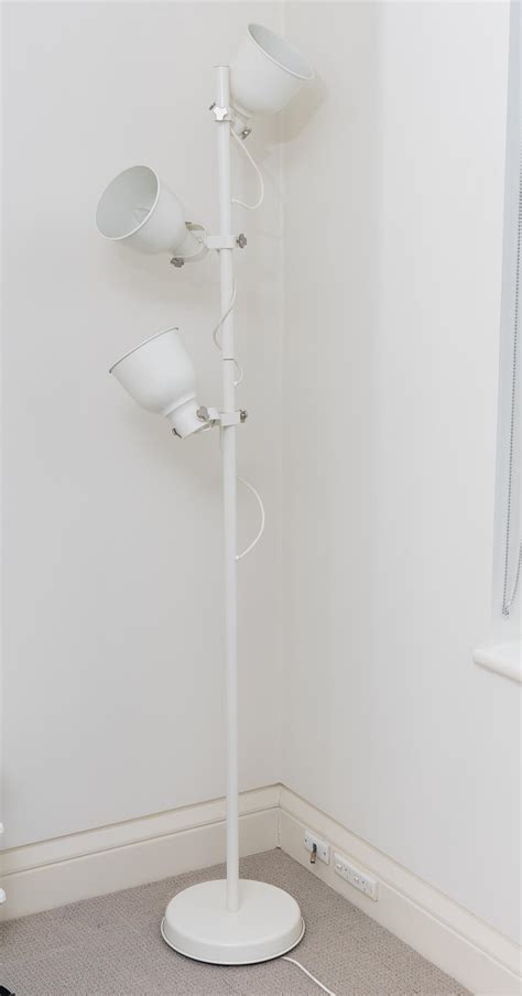Lot - IKEA Hektar 3-spot floor lamp with English plug (Australian ...