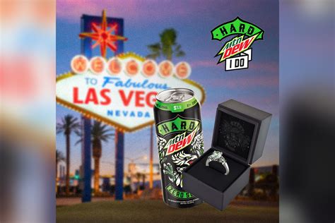 Hard Mtn Dew seeks fan to marry a can of the hard seltzer in Las Vegas ...