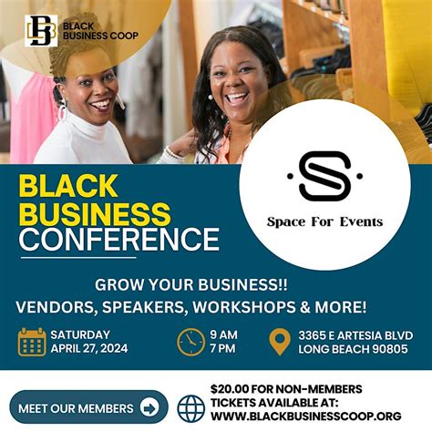 Black Business CoOp Monthly Business Networking Conference, 3365 E ...