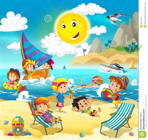 children on beach clipart 10 free Cliparts | Download images on ...