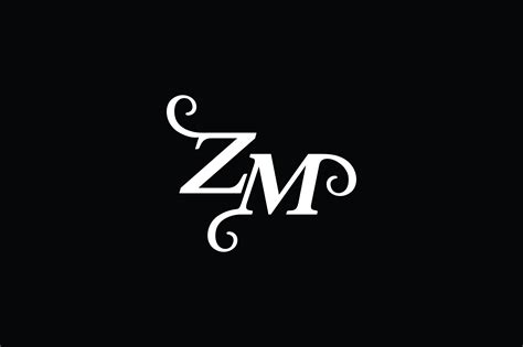 Monogram ZM Logo V2 Graphic by Greenlines Studios · Creative Fabrica