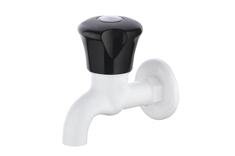 PureFlow DESIGNER Extra Heavy Bib Cock with Flange PTMT PPCP Water Taps ...