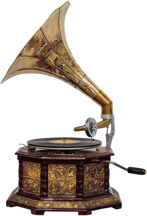 Gramophone Player Original Working Old Replica Gramophone Player with 1 ...