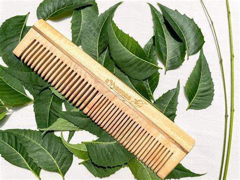 Buy Kachi Neem Wooden Comb For Women And Men, Kachi Neem Wooden Hair ...
