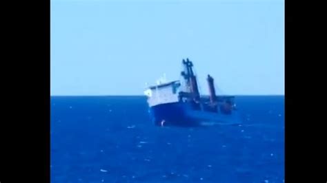 Russian cargo ship sinks in the Mediterranean Sea after explosion in ...