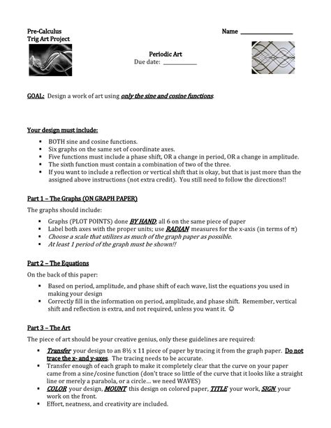 Image result for Trig Functions Art Project