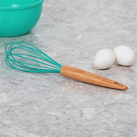 Buy Elite Cilantro Polypropylene Wooden Handle Silicone Whisk from Home ...