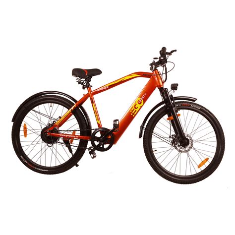 Orange Electric Bicycle Online for Adults | 26T | Gosporty