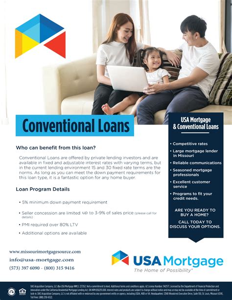 Conventional Loans - Fixed Rate Loan | USA Mortgage Abadi Region