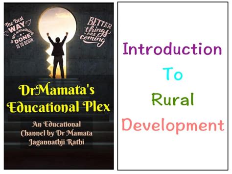 Image result for Introduction to Rural Development PDF
