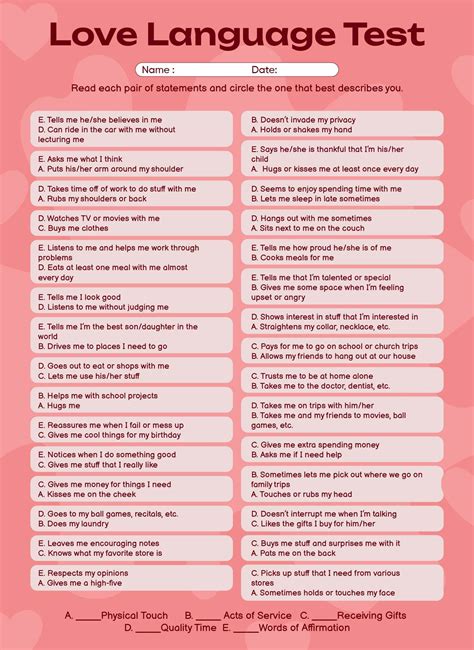 5 Love Languages Conflict Resolution Printable Worksh | Love language ...