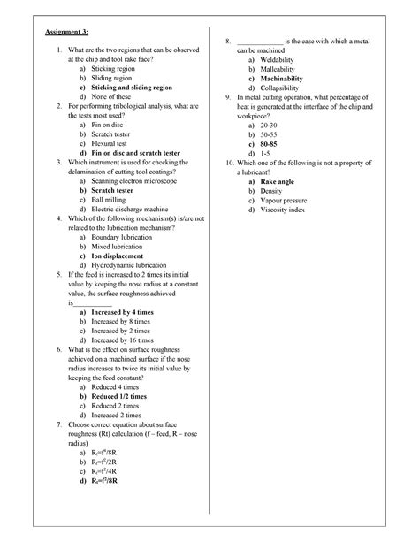 Nptel Assignments 3 - nil - Assignment 3: What are the two regions that ...