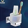 EASYHOME FURNISH Tumbler Holder Stand Bathroom Glass Toothbrush Holder ...