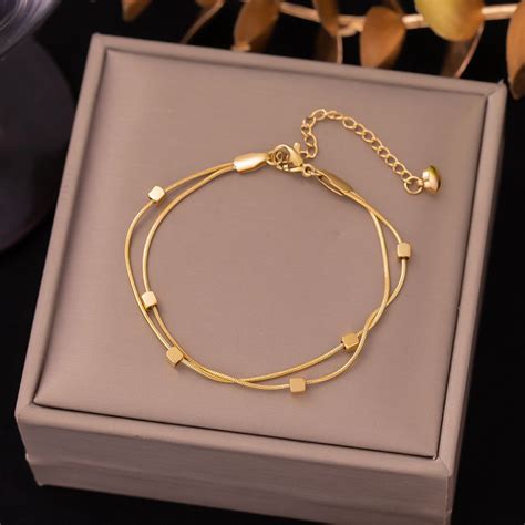 New Arrival|Multi Layered hand bracelet|stainless steel|Anti tarnish ...