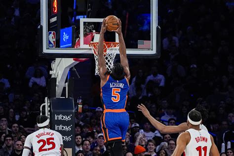 Precious Achiuwa gives Knicks boost after Isaiah Hartenstein injury