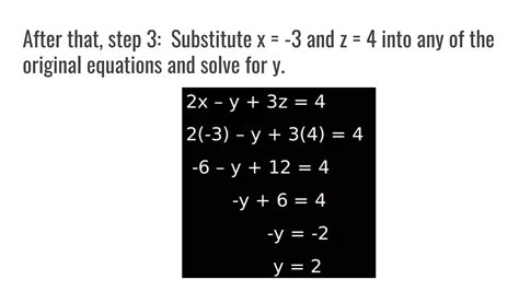Image result for Solving System of Linear Equations in Three Variables