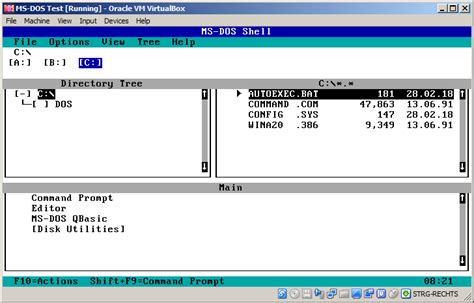 Image result for VirtualBox MS-DOS Windows 1.01